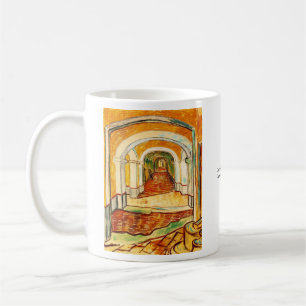 Caneca De Café Corredor no asilo por Vincent van Gogh