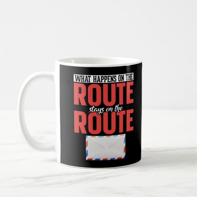 Caneca De Café Correio Funny Mail Carrier (Esquerda)