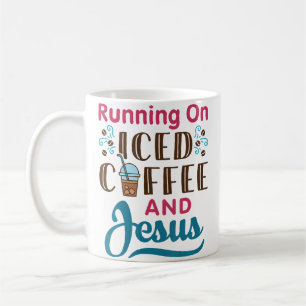 Caneca De Café Correndo Com Café Gelado E Jesus Cold Brew Christi