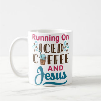 Caneca De Café Correndo Com Café Gelado E Jesus Cold Brew Christi
