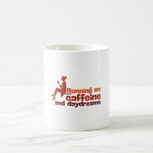 Caneca De Café Correndo em Caffeine e Drydreame
