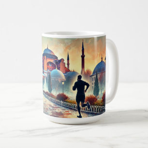 Caneca De Café Correndo em Istambul Hagia Sophia