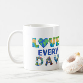 Caneca De Café Correspondência com a Terra do Amor Todos os Dias