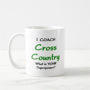 Caneca De Café corrida cross-country, treinador