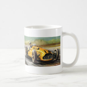 Caneca De Café Corrida de Carros Esportivos Antigos, Piloto de Ca