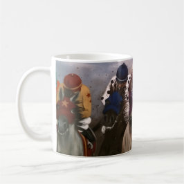 Caneca De Café Corrida de Cavalos