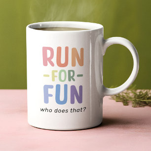 Caneca De Café Corrida Divertida para Corredores Divertidos