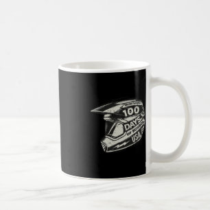 Caneca De Café Corrida Divertida por 100 dias de escola - Raça-me