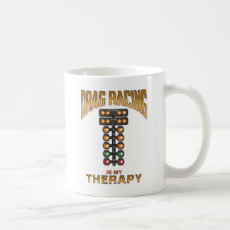 Caneca De Café Corridas de Arrancada São Minha Terapia Funny Race