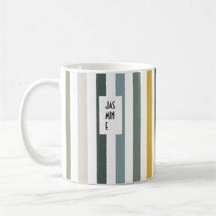 Caneca De Café Corrimãos Echo Nome Personalizado Mug - Matizes Az
