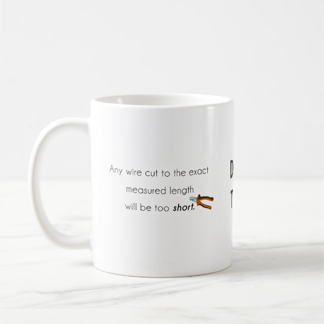 Caneca De Café Cortado muito curto! (Esquerda)