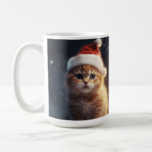 CANECA DE CAFÉ CORTADOR DE LARANJA FLUFFY COM UM BATATA SANTA