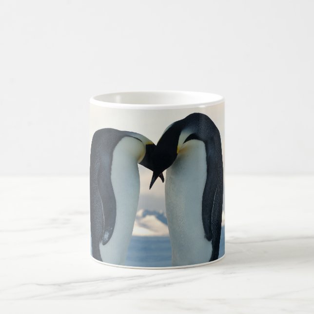 Caneca De Café Corte do pinguim de imperador (Centro)