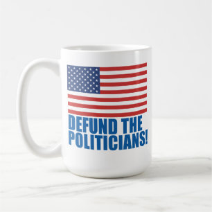 Caneca De Café Corte o Financiamento dos Políticos