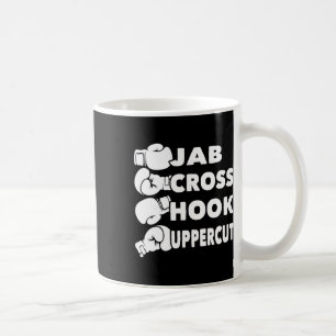 Caneca De Café Corte superior do gancho de cruz do jab - Boxer do