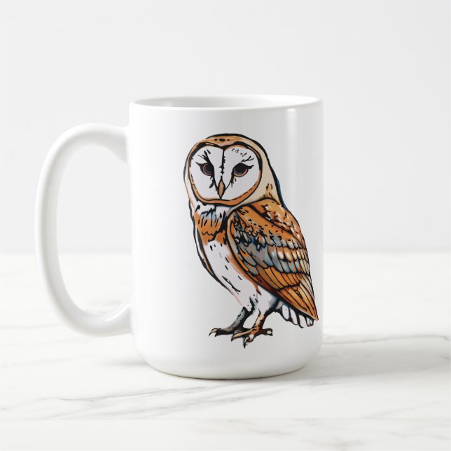 Caneca De Café Coruja-barreada  (Esquerda)