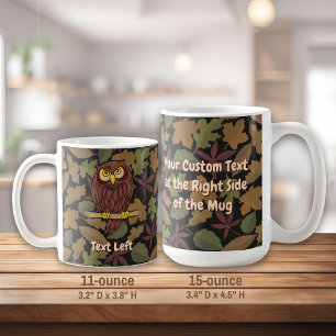 Caneca De Café Coruja Cartoon Café Mug