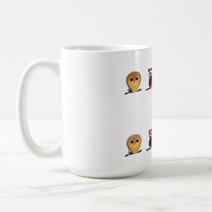 Caneca De Café Coruja, coruja de desenho animado