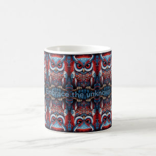 Caneca De Café Coruja Cósmica da Sabedoria