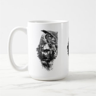 Caneca De Café Coruja da Beleza nas Montanhas