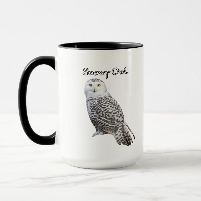 Caneca de Café Coruja da Neve (Esquerda)