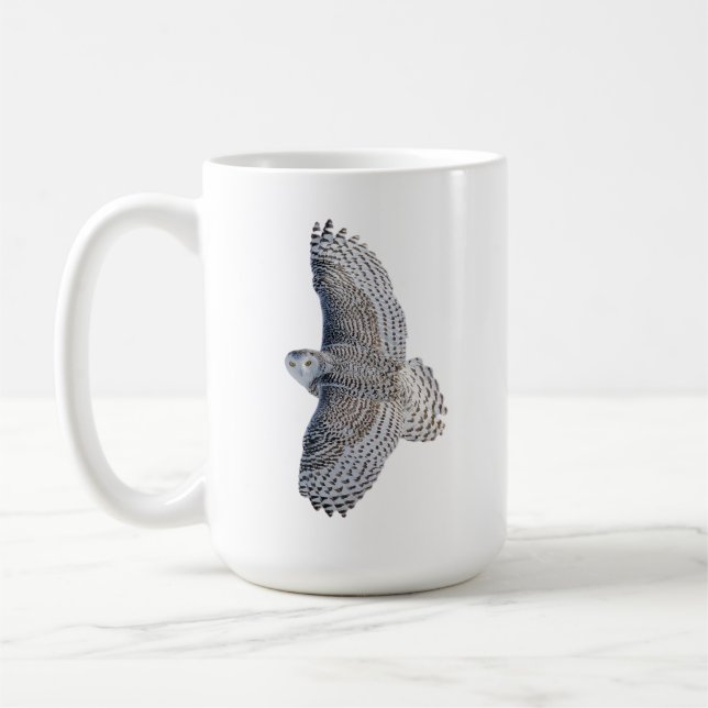Caneca de Café Coruja da Neve (Esquerda)