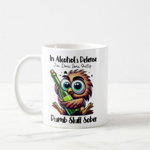 Caneca De Café Coruja de defesa do álcool