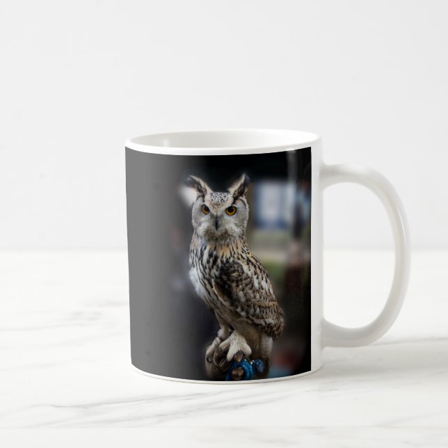 Caneca De Café Coruja de Eagle das citações de Socrates (Direita)