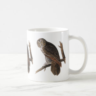 Caneca De Café Coruja de grandes cinzas