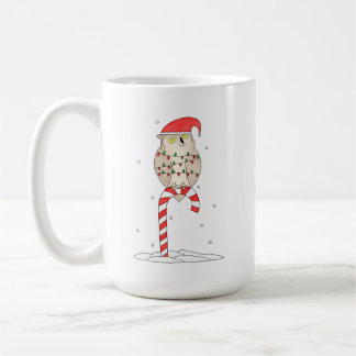 Caneca De Café Coruja de Natal