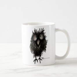 Caneca De Café Coruja de noite engraçada
