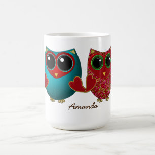 Caneca De Café Coruja está te amando, CAFFEE MUG