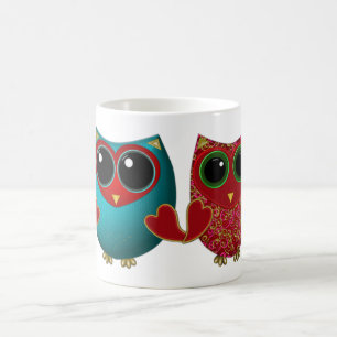 Caneca De Café Coruja estar amando você-café Mug