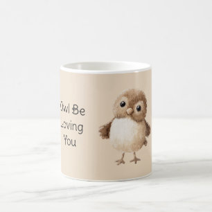 Caneca De Café Coruja Estará Te Amando