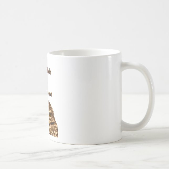 Caneca De Café Coruja irritável (Direita)