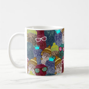 Caneca De Café Coruja na coroa