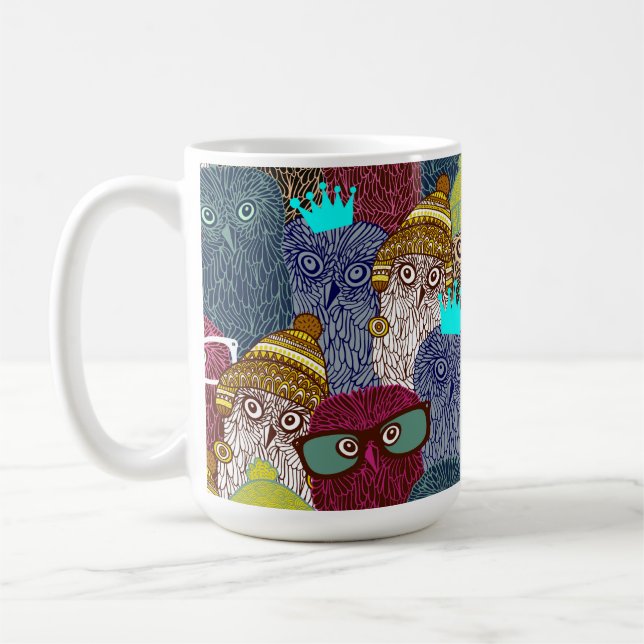 Caneca De Café Coruja na coroa (Esquerda)