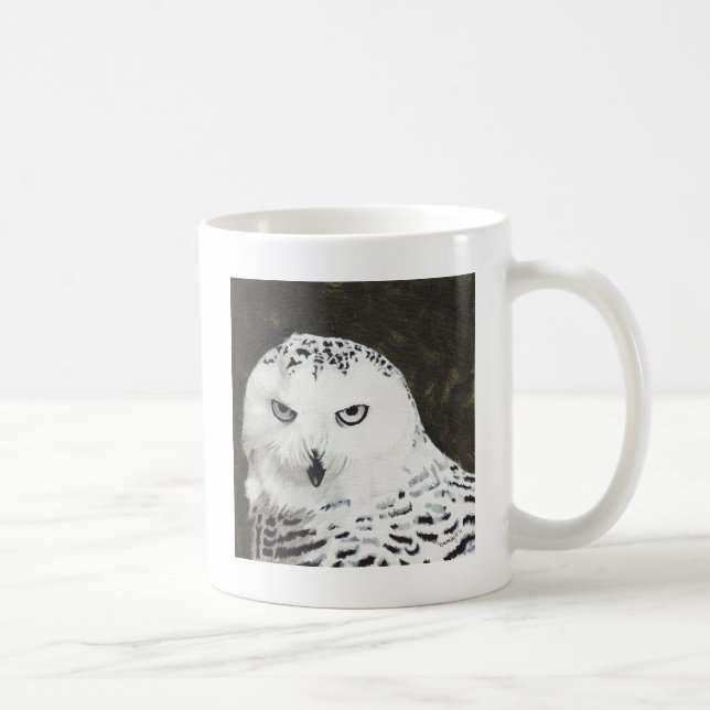 Caneca De Café Coruja nevado (Direita)