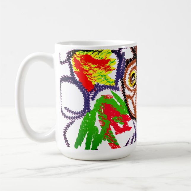 Caneca De Café Coruja no outono (Esquerda)