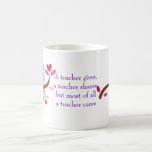 Caneca De Café Coruja que sábia um professor se importa