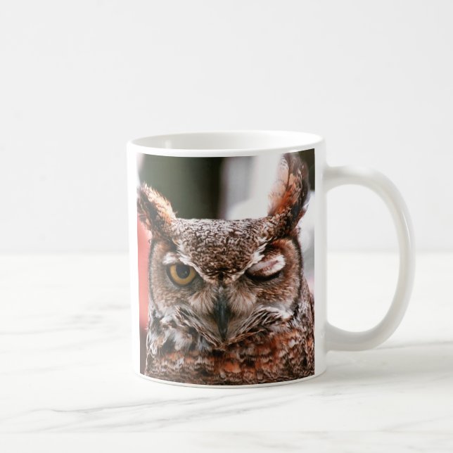 Caneca De Café Coruja sábia (Direita)