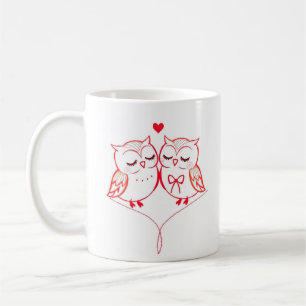 Caneca De Café Coruja sempre te ama