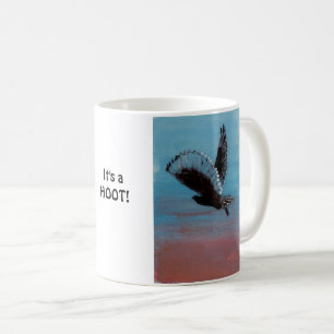 Caneca De Café Coruja Sunrise Pintura: "É uma prostituta"!