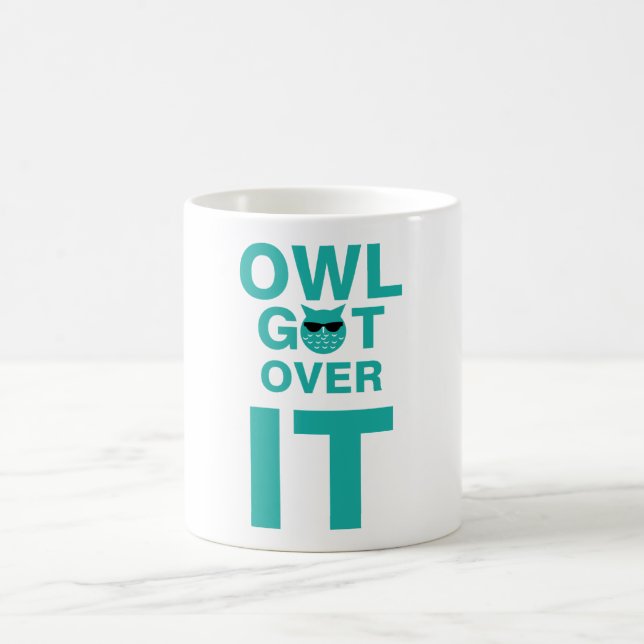 Caneca De Café Coruja supera isso (Centro)
