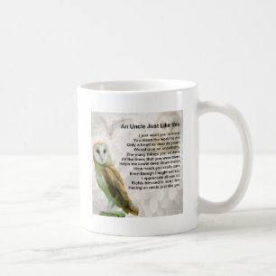 Caneca De Café Coruja - tio Poema
