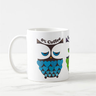 Caneca De Café Coruja Whimsical