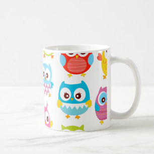 Caneca De Café Corujas bonitos de Litte