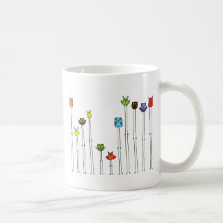 Caneca De Café Corujas em Multicolors