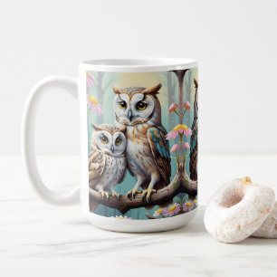 Caneca De Café Corujas sábias