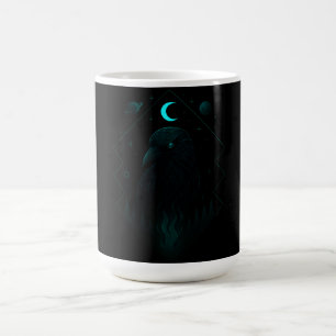 Caneca De Café Corvo Astral - Mensageiro Cósmico das Trevas